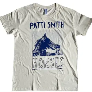Comfort Colors Patti Smith Horses Vintage Album T-Shirt, Classic Punk Rock Graphic Tee, Retro Music Shirt for Men Women Fans Gift USA