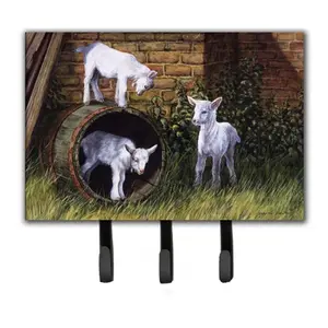 Carolines Treasures BDBA0232TH68 Goats by Daphne Baxter Leash or Key Holder