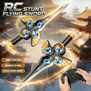 Interactive Remote Flying Sword Drone for RC Enthusiasts, Flexible and Free, 360° Stunt Flips, Easy to Fly, Drop-proof Frame, Flight Toys Suitable for Beginners, Ideal Gift for Remote Control Enthusiasts