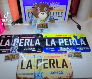 PLACAS Personalizadas de JALISCO Cover Plate - Unique Design, Size: 6'' x 12'', Made in Mexico car plate