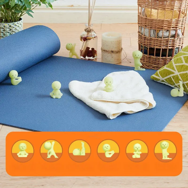 Smiski Yoga Series Glow-in-the-Dark Surprise Box Cute Gifts - US Seller Fast Shipping