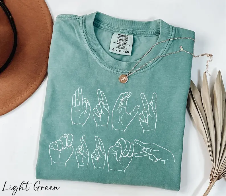 Comfort Colors Subtle FDT T-Shirt, Fck Trump Sign Language Shirt, Liberal Political Tee, Anti Trump Shirt, Anti MAGA Shirt, Resist Shirt, Gift for Democrat