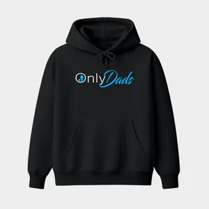 Only Dads Hoodie, Funny Fatherhood Logo Pullover, Playful Dad Humor Sweatshirt, Unisex Casual Streetwear Top, Trendy Graphic Hoodie Gift for Him