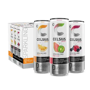 CELSIUS Sparkling Original Variety Pack, Functional Drink 12 fl oz (Pack of 12)
