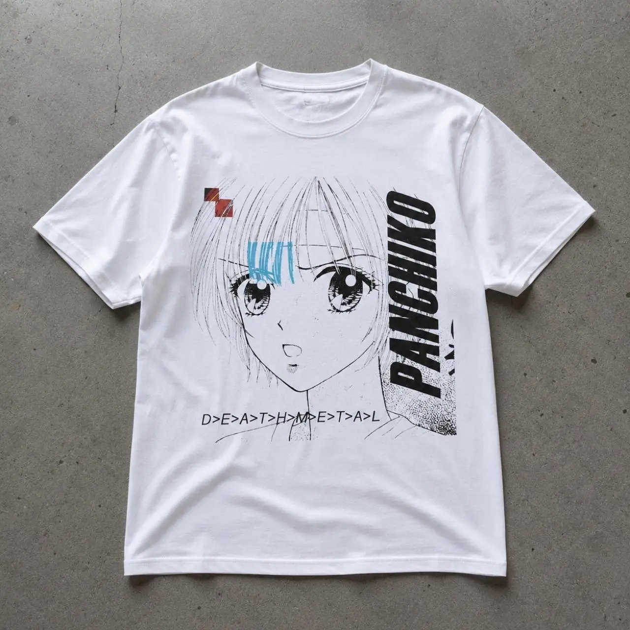 Panchiko Anime Graphic T-Shirt, Alternative Rock Band Tee, Vintage Music Unisex Shirt