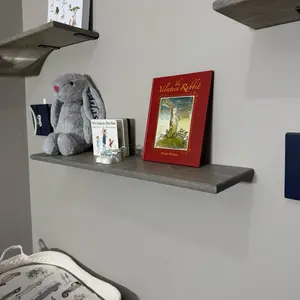 Handmade Straight Floating Shelf – Solid Pine – Multiple Sizes – 7.5” Deep – Includes Hardware