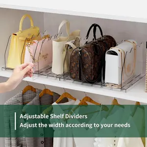 Adjustable tote divider, storage cabinet divider, bookshelf divider, bedroom, office, kitchen, bathroom, gift plastic Gift Plastic