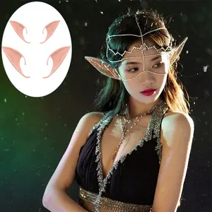 Elf Ear Clips Long & Short Sizes | Soft Silicone Fairy Ears for Cosplay, Halloween Makeup, Anime Looks, Costume Parties, Fantasy Role Play & Photo Shoots | Comfortable Reusable Accessories