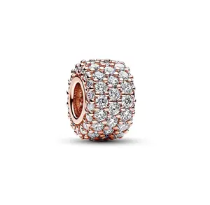 Pandora Sparkling Pave Triple-row Charm 782820C01