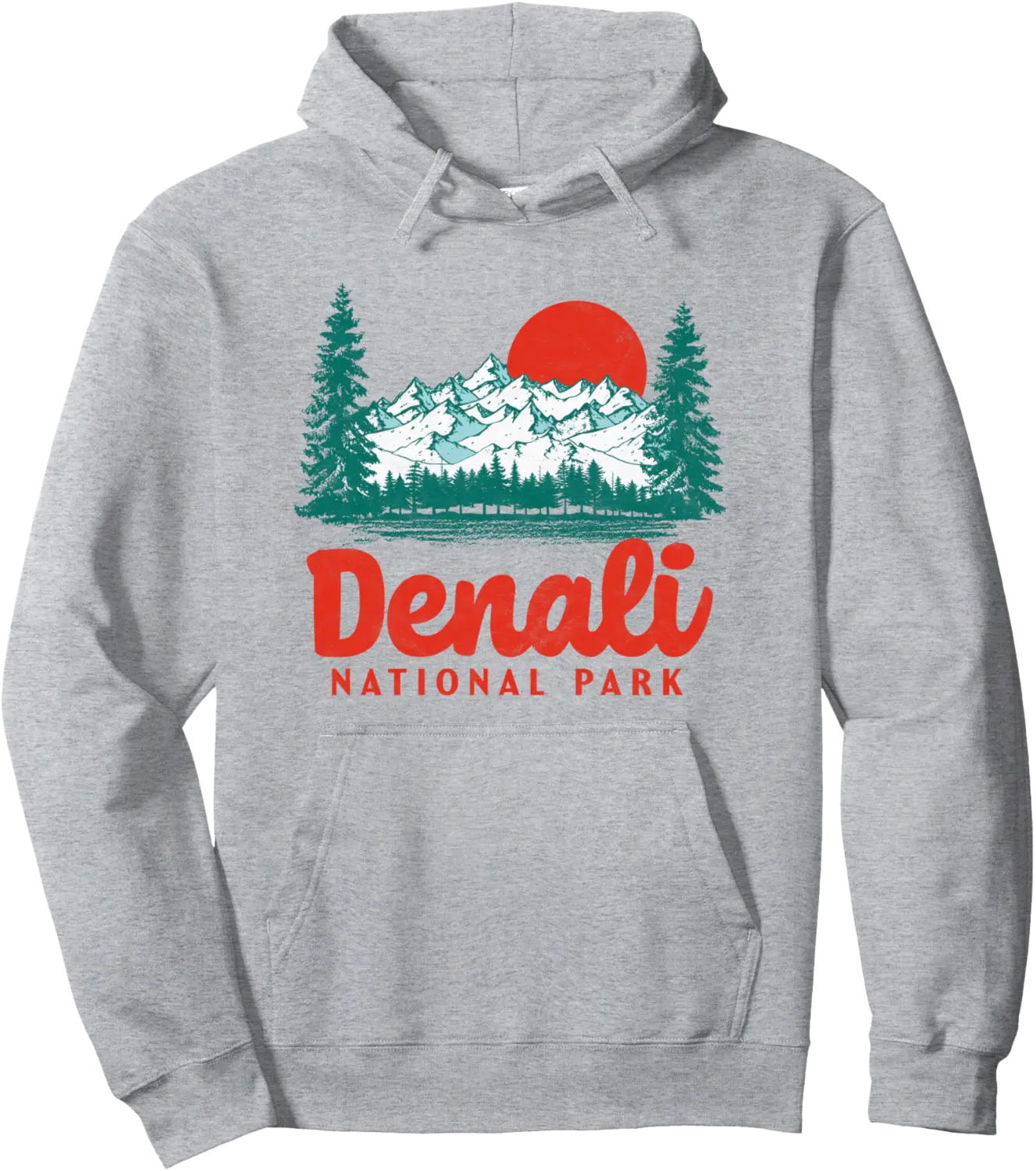 Retro Denali National Park Vintage 80s Vintage Mountain Pullover Hoodie - Rubencordov Shop 72B08HHRXL9M