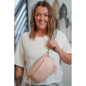 Time To Be Faux Leather Fanny Pack Bag