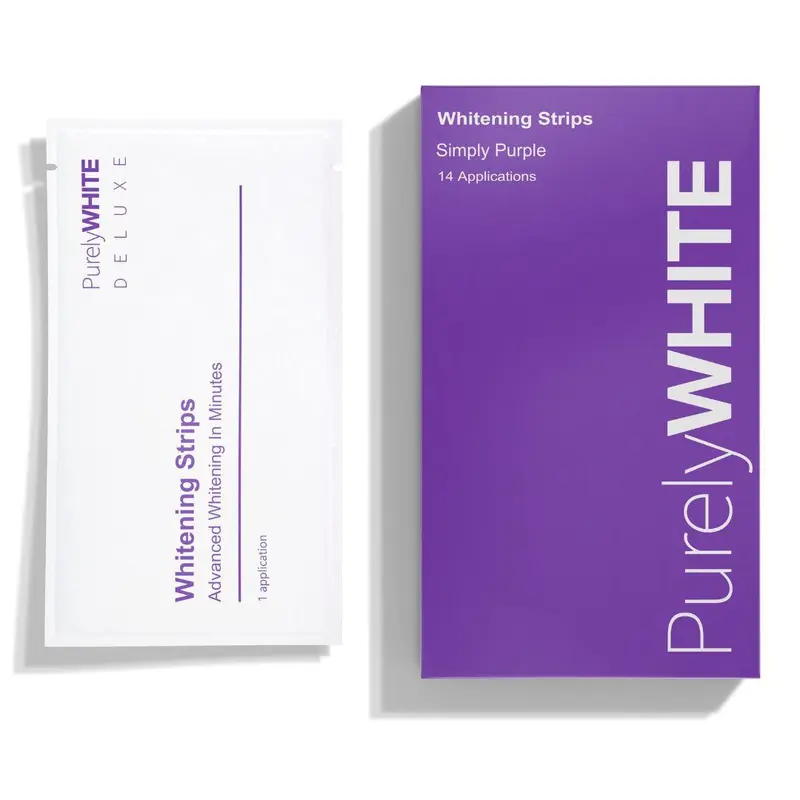 PurelyWHITE | Purple Teeth Whitening Strips