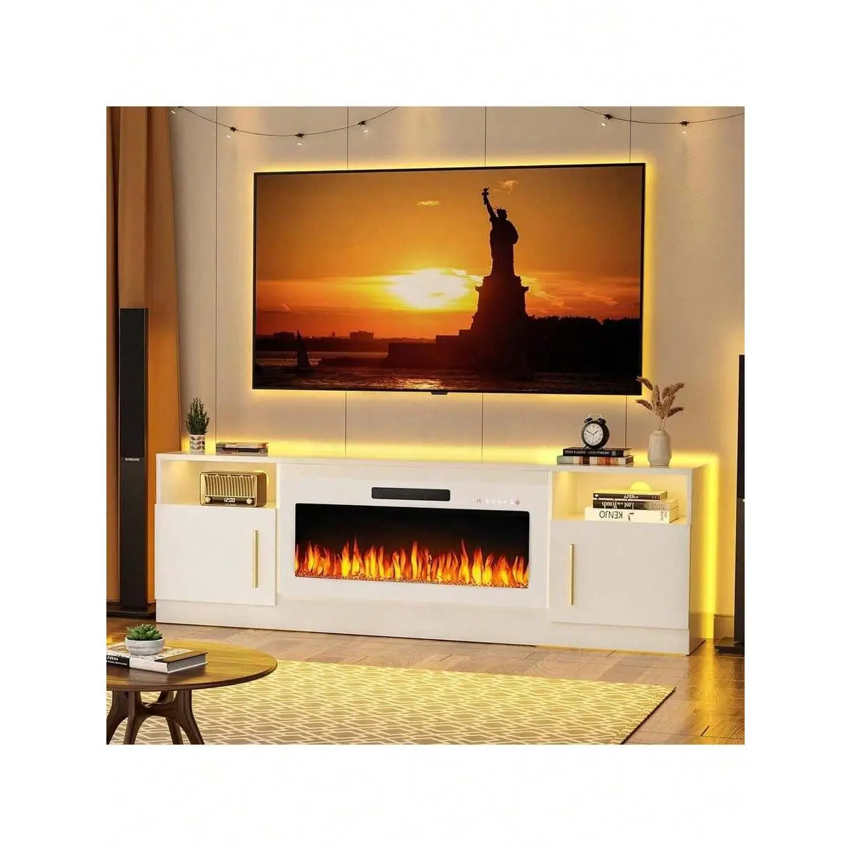 White With White Fireplace1