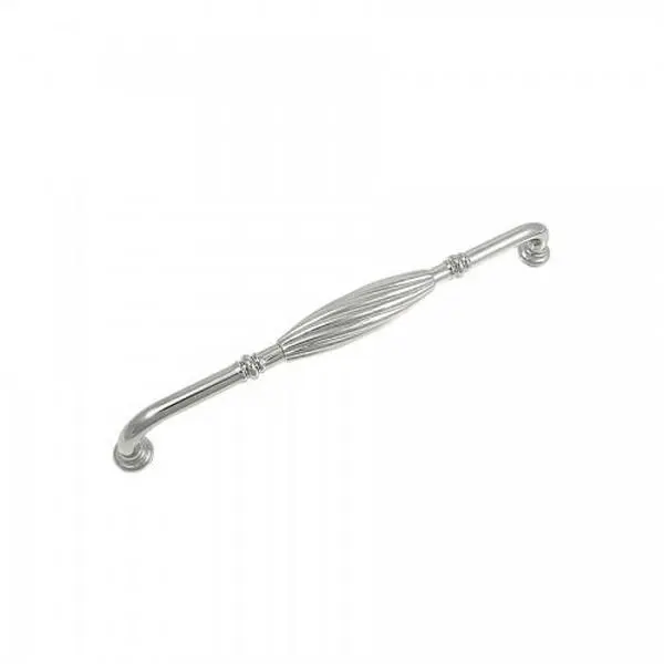 8 in. Polished Nickel French Twist Cabinet Pull