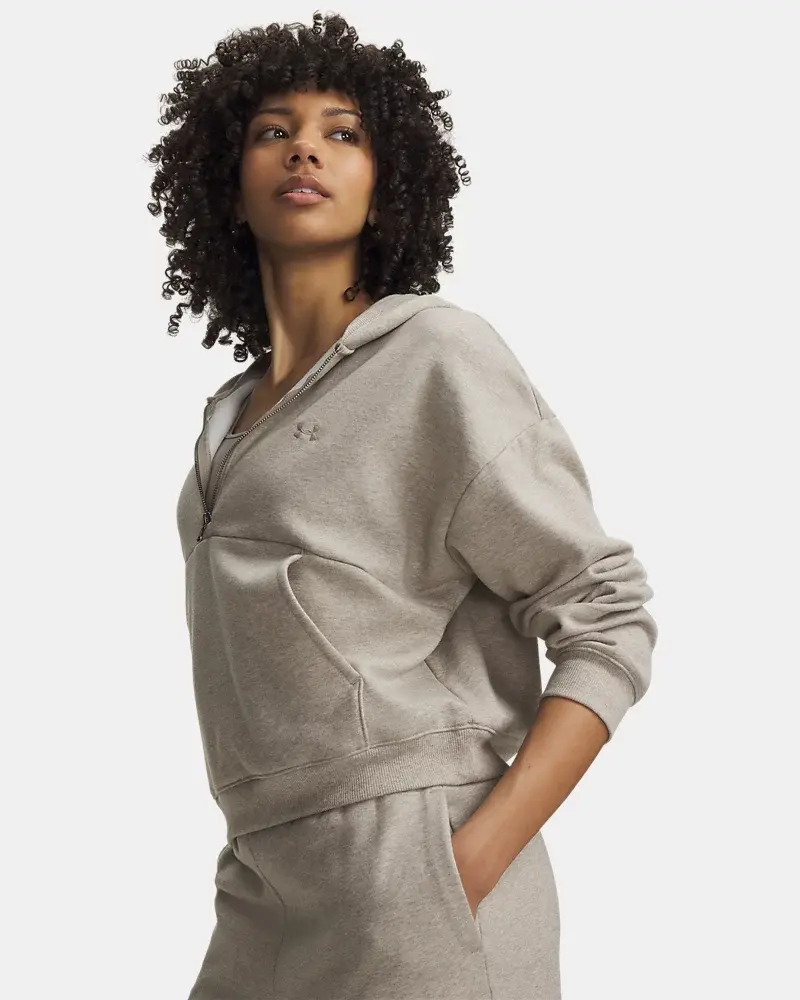 Under Armour Icon Fleece: Reinvented Women's ½ Zip Hoodie