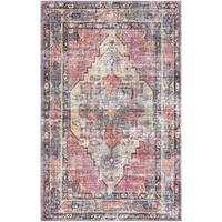 Yellow Pink 5' 3 x 8'