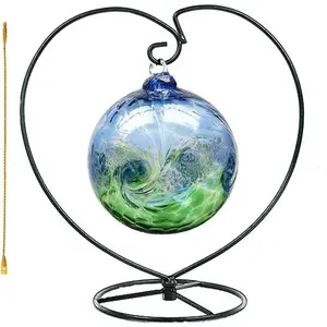 Ornament Display Stand with 1 Rope String Holder Home Wedding Decoration Rack (1, Heart)