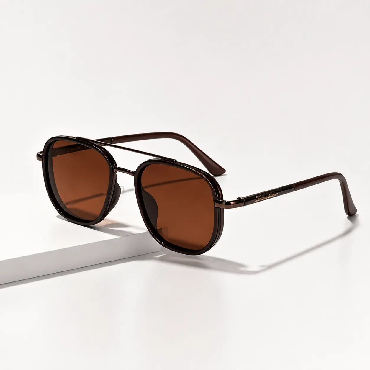 Geometric sunglasses, 2026 summer trend, high-quality lightweight and durable frame, cool and unique accessories, holiday gifts