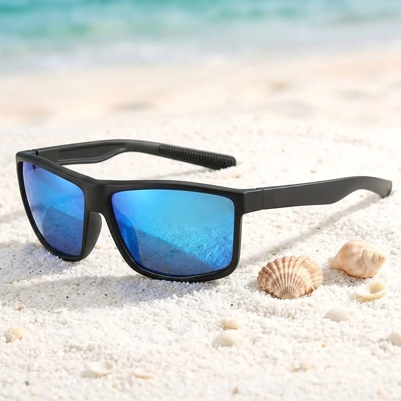 [FULL BOX] Polarized Sunglasses for Cycling, Motorcycle Riding & Fishing, Lightweight UV Protection Sports Glasses for Men & Women