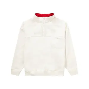 Supreme Men's Washed Half Zip Pullover Stone, from StockX