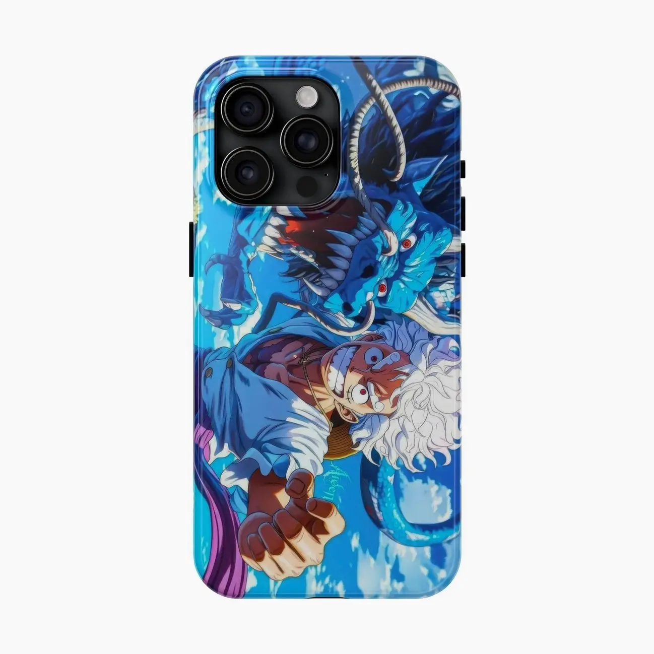 manga and anime series Gear 5 transformation DLuffy against Kaido, Manga Anime Tough Phone Case, Cute Protective Phone Case for Iphone Samsung I