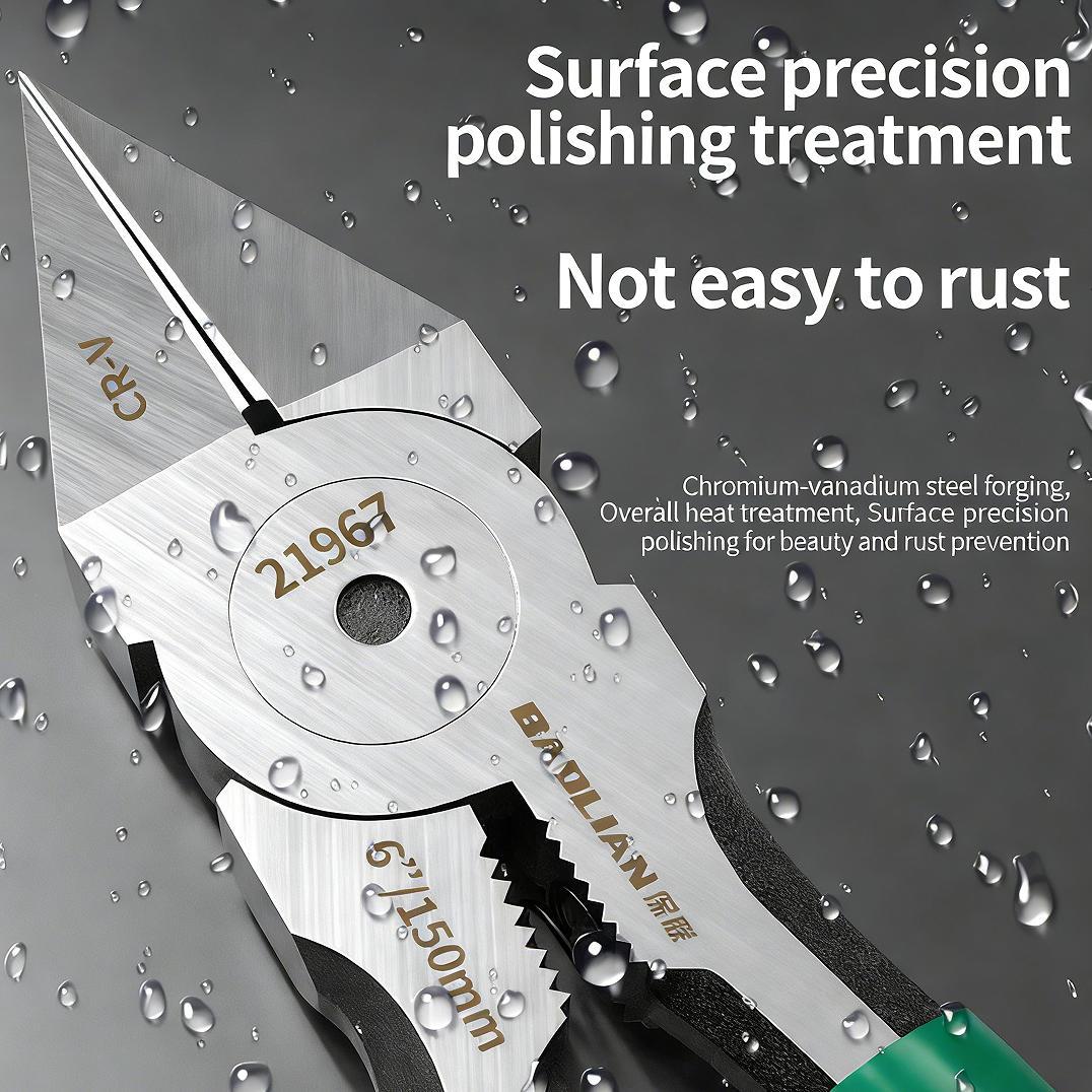 Multi-Functional Wire Cutter Pliers, Angled Diagonal Wire Cutting Tool for Electricians, High Hardness CR-V Steel Sharp Pliers for Soft Wires, Circuit Boards, Model Trimming, Plastic Parts, Electronic Components and Cable Ties Multi-Functional Wire Cutter Pliers, Angled Diagonal Wire Cutting Tool for Electricians, High Hardness CR-V Steel Sharp Pliers for Soft Wires, Circuit Boards, Model Trimming, Plastic Parts, Electronic Components and Cable Ties