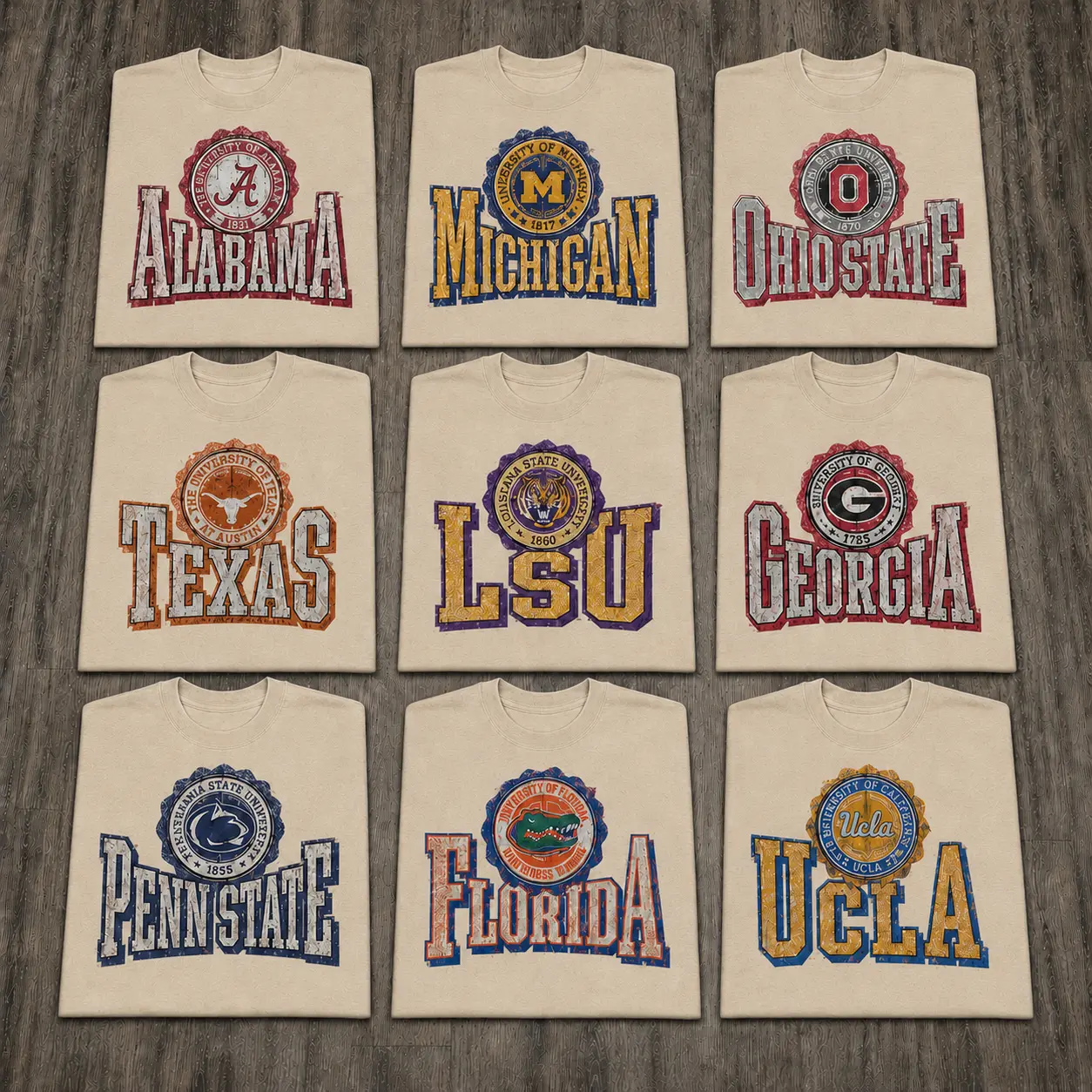 Vintage College University T-Shirt, Retro Campus Graphic Tee, Distressed Alumni Spirit Shirt, Classic Varsity Style, Game Day Apparel, Unisex Sports Fan Gift, Heritage College Inspired Tee
