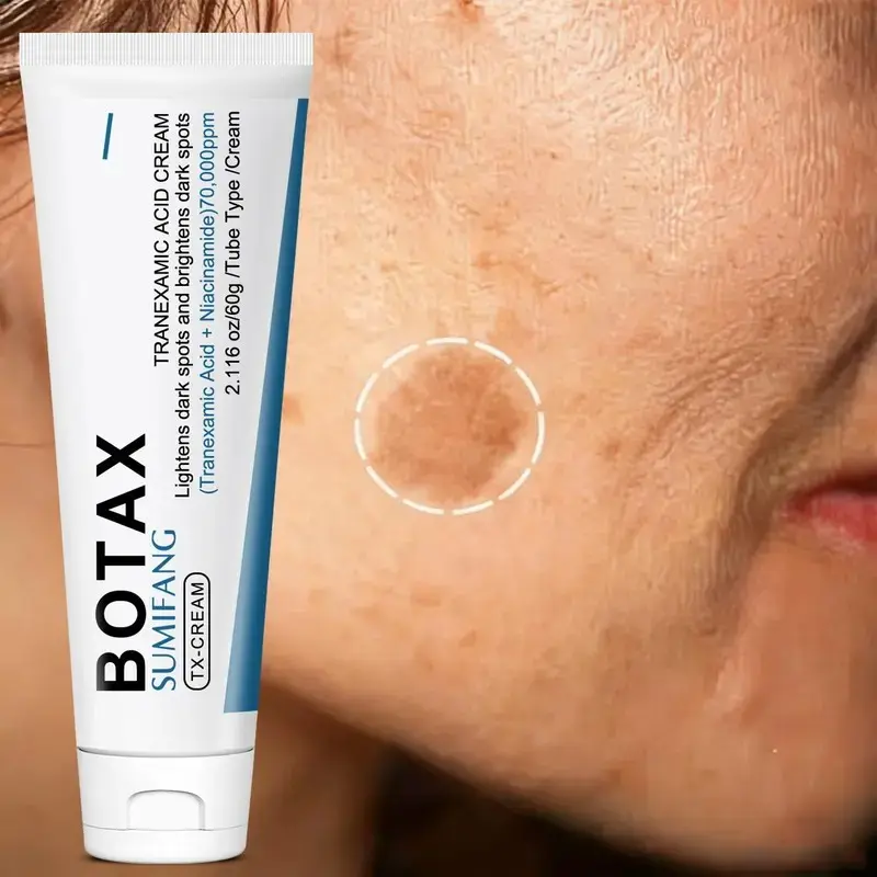 Botax Sumfang Deep Spot Cream 60g, 70,000ppm Tranexamic Acid + Niacinamide, Fade Dark Spots and Acne Marks, Salicylic Acid + Vitamin C, Even Skin Tone Treatment