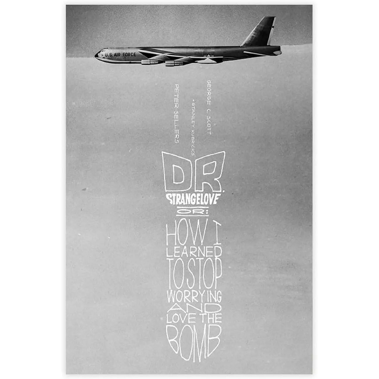 Dr. Strangelove High-Res Movie Art Print, High-Quality Multi-Size Canvas Poster with Handmade Frame, Home Decor for Living Room, Bedroom