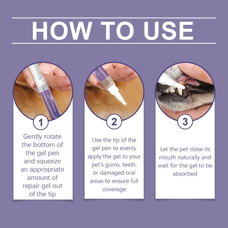 Pet Oral Care Gel - Pet Oral Cleaning, Tooth Stain Removal, Yellow Tooth Whitening, Daily Care Gellitter pellets, spray, litter tray, litter box, removal