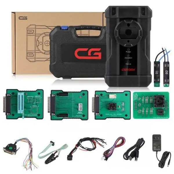 CG100X New Generation Programmer for Airbag Reset Mileage Adjustment Chip Reading Support MQB RH850 R7F701407 Free PRO V2 D1 D2 Adapter Automotive Diagnostic Tool