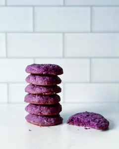 Ube Coconut Cookies