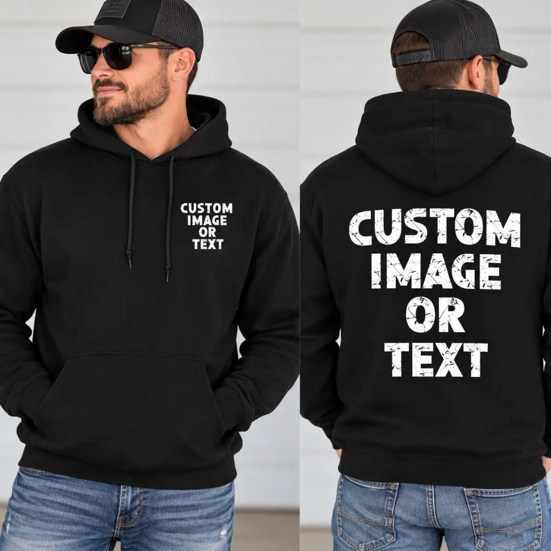 Custom & Personalized Hoodie | Custom Design, Text, Logo & Image Gildan Heavy Blend Sweatshirt