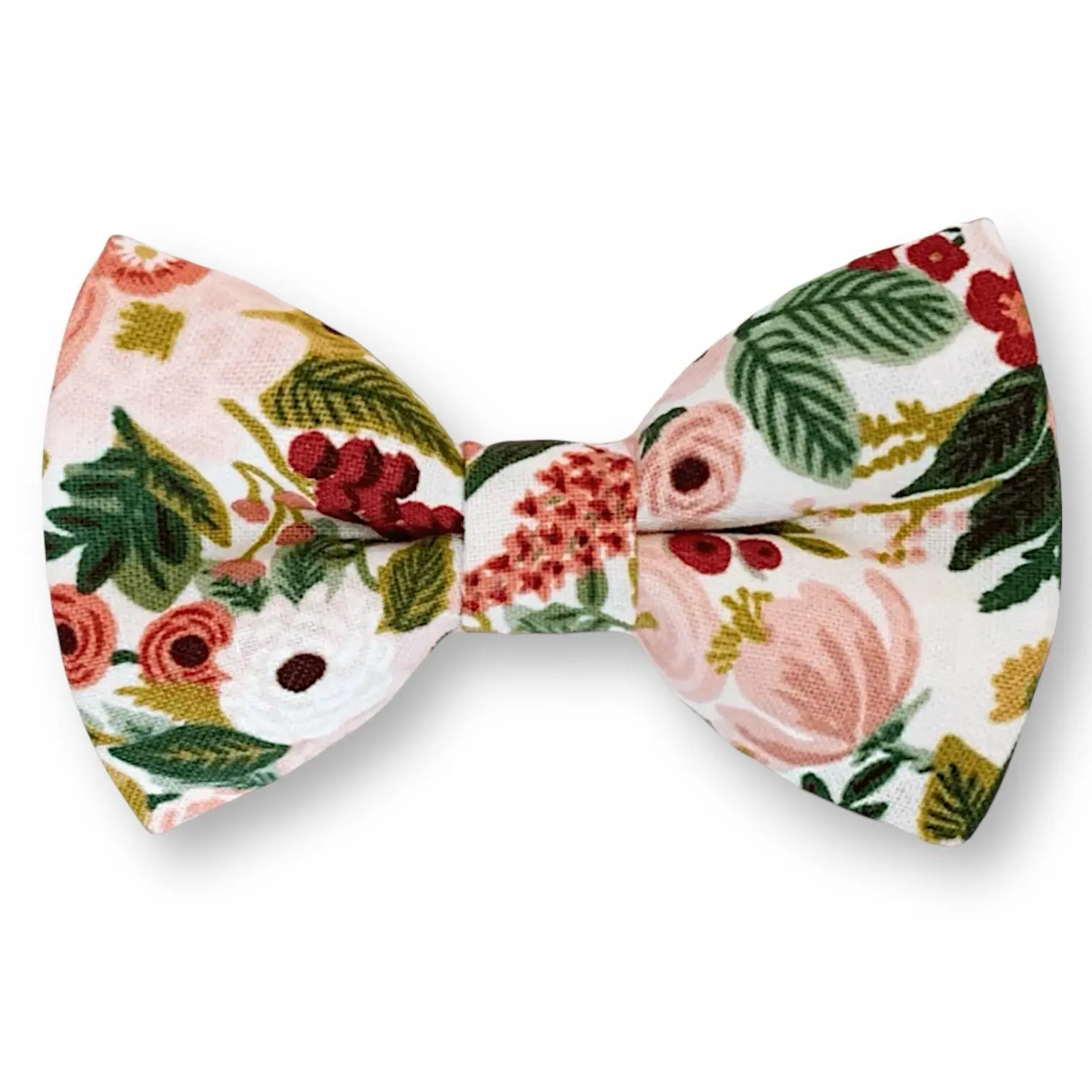 Maroon Rifle Paper Co Fabric Bow Tie- in Cotton