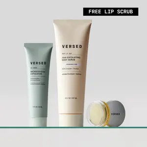 Versed Smooth Skin Exfoliating Trio – Day Maker, Buff It Out & Cloud Polish – Clears Buildup, Smooths & Brightens Without Over-Stripping – For Balanced, Healthy-Looking Skin – Vegan & Cruelty-Free