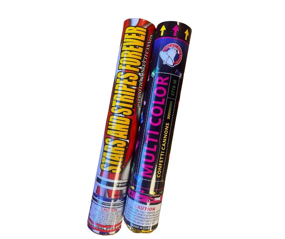 Stars & Stripes and Rainbow Confetti Cannon Stars & Stripes and Rainbow Confetti Cannon