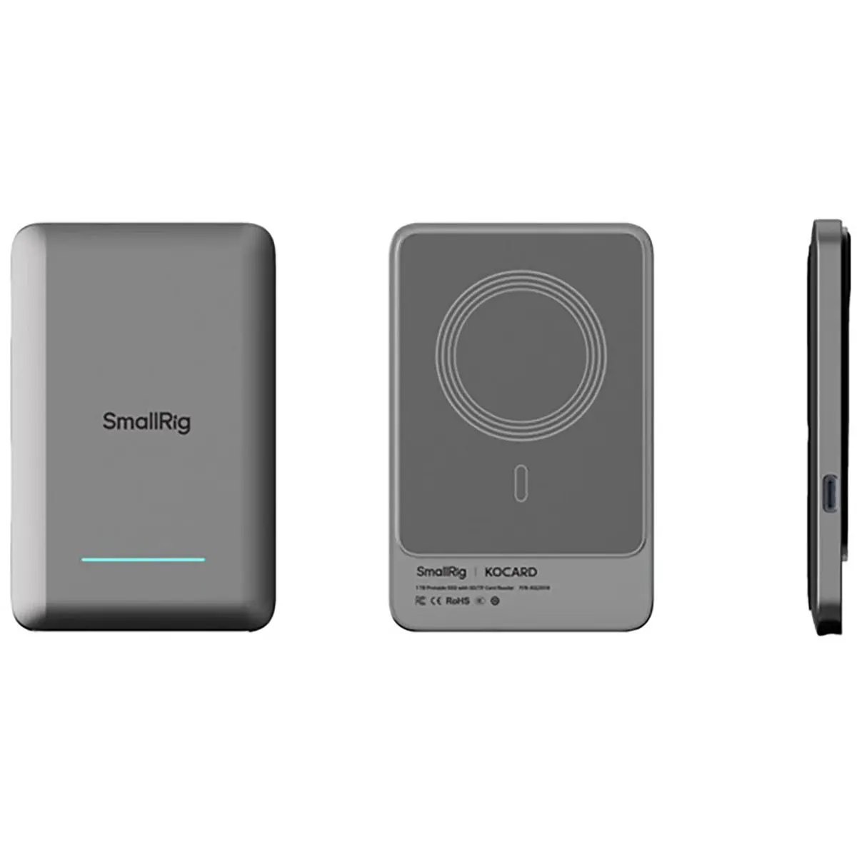 SmallRig 1TB 5-in-1 Portable Magnetic Multifunctional SSD