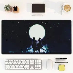 [Sale Up To 50%] Attack on Titan Moonlight Silhouette Desk Mat