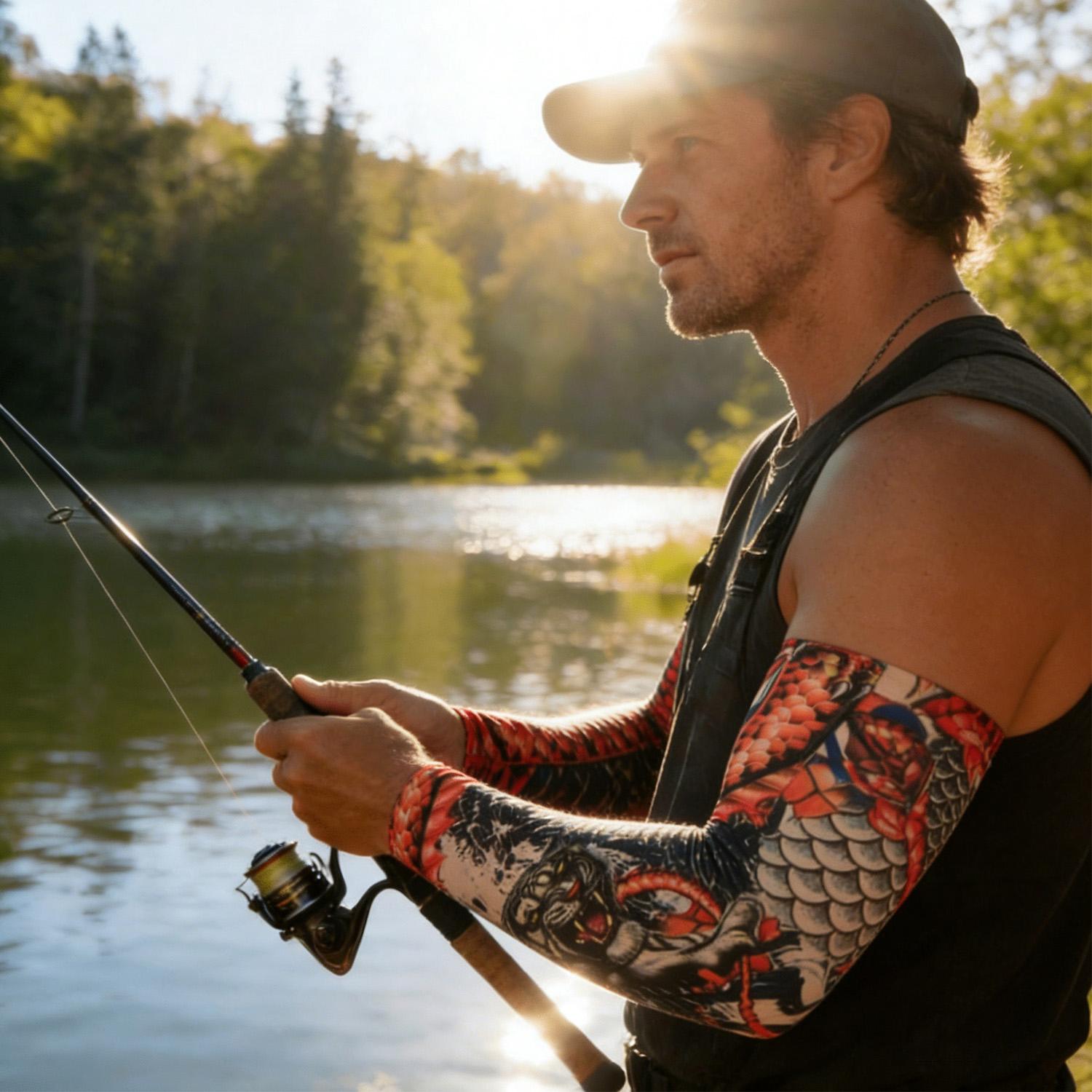 3 Pairs Per Pack Elastic Cooling Arm Sleeves with Stylish Tattoo Pattern, Effective UV Sun Protection, Breathable & Comfortable for Outdoor Activities, Cycling, Driving & Sports 3 Pairs Per Pack Elastic Cooling Arm Sleeves with Stylish Tattoo Pattern, Effective UV Sun Protection, Breathable & Comfortable for Outdoor Activities, Cycling, Driving & Sports