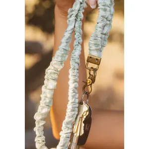 Sage Gingham Lanyard Sage Gingham Lanyard