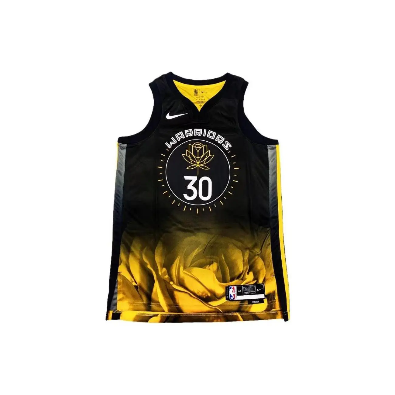 Nike Golden State Warriors 2022 23 Stephen Curry City Edition Swingman Jersey Black Men's DO9593-012