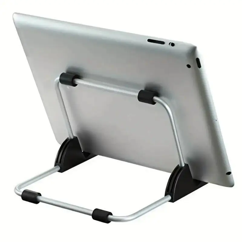 Foldable PVC Desk Stand for Tablet and Phone, Compact and Adjustable Multi-Angle Holder for Office and Daily Use
