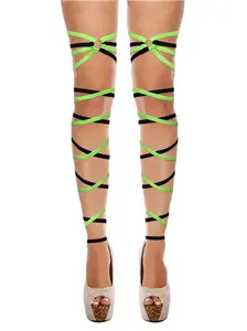 deladola Leg Wraps Rave O Ring Non-Slip Leg Straps Dancing Music Festivals Costume for Women and Girls Womenswear Accessories Carnival Party Polyester