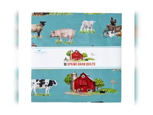 Spring Barn Quilts | 10" Square Pack by Tara Reed for Riley Blake Designs | 42 pcs