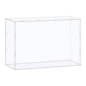Unique Bargains Acrylic Dustproof Protection Showcase for Collectibles Display 16.1x4.3x10 Inch