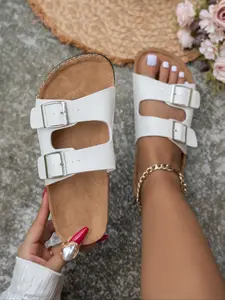 Women's Mules Shoes, Fashionable One Band Design, Soft Sole Comfort Sandals, Perfect for Casual Wear, Ideal Gift for Her, Footwear