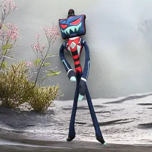 Premium Helluva Boss Anime Cosplay Stuffed Doll | Movable Wire Skeleton Abstract Body | Handmade Halloween Prop