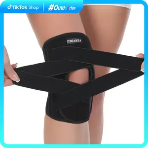 IYDOAMEA 1 PC Knee Brace for Knee Pain, Meniscus Tear, Adjustable Knee Support with Side Spring Stabilizers for Meniscus Tear, Arthritis, Patella Stability, Knee Pain Relief, Women and Men TikTokShopBlackFriday