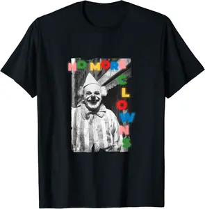 Creepy Clown Realistic T-Shirt - Tylerjame Shop 60B0CFTPM3PM