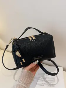 Elegant Letter-Decorated Women's Crossbody Bag, Long Strap Design, Versatile for Daily Use, Office, Shopping, Parties, Travel, High Quality Pu Crossbody Bag